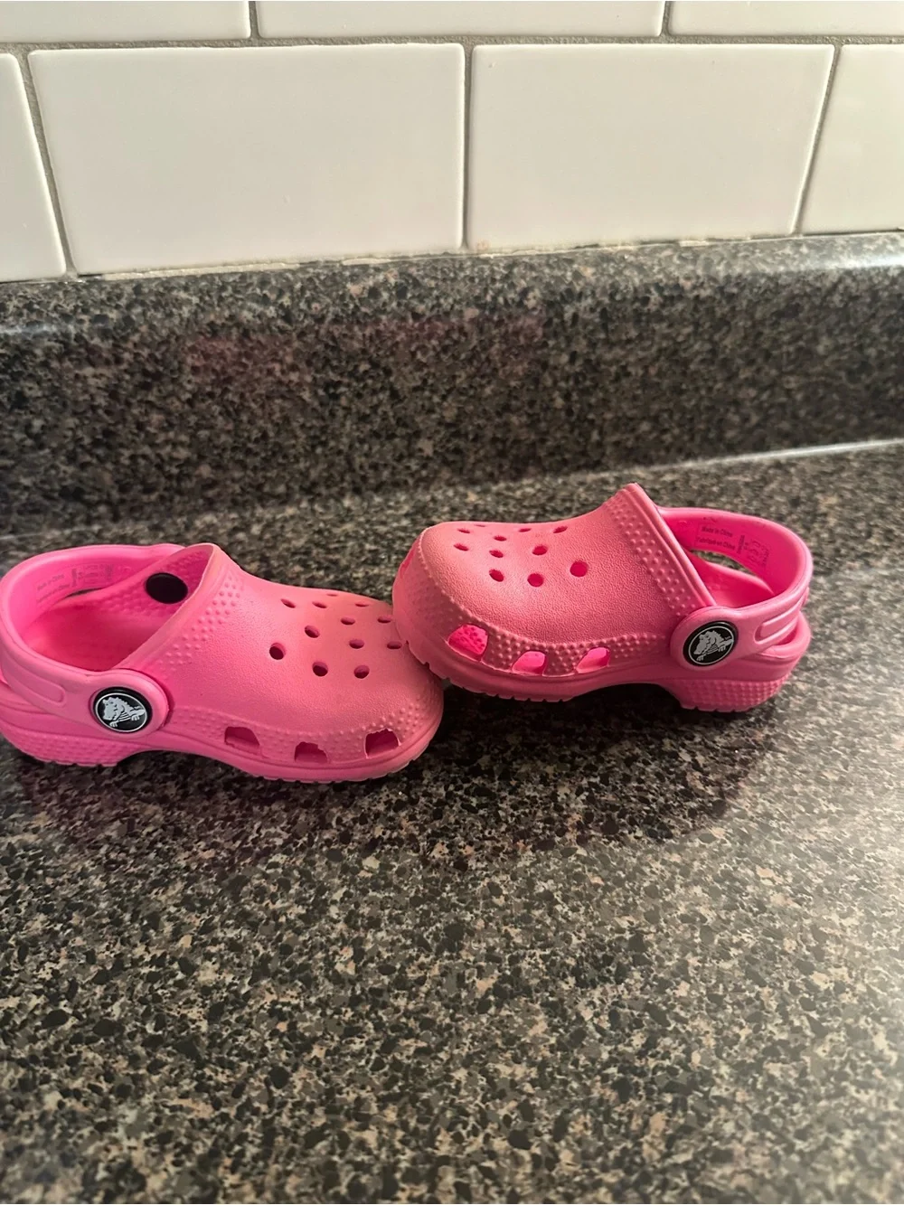 Toddler Crocs -hot pink